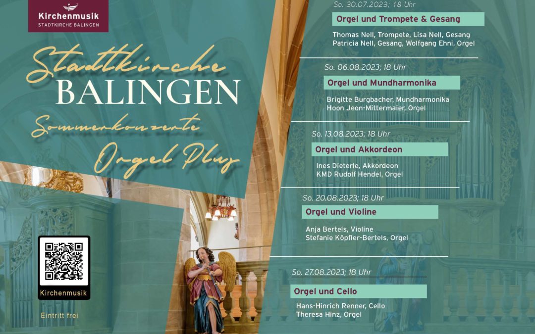 Sommerkonzert Orgel Plus Trompete und Gesang